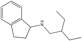 N-(2-ethylbutyl)-2,3-dihydro-1H-inden-1-amine Struktur