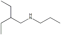 N-(2-ethylbutyl)-N-propylamine Struktur