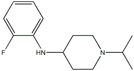 N-(2-fluorophenyl)-1-(propan-2-yl)piperidin-4-amine Struktur