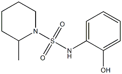 N-(2-hydroxyphenyl)-2-methylpiperidine-1-sulfonamide Struktur