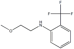 N-(2-methoxyethyl)-2-(trifluoromethyl)aniline Struktur