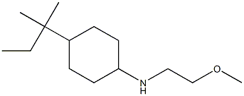 N-(2-methoxyethyl)-4-(2-methylbutan-2-yl)cyclohexan-1-amine Struktur