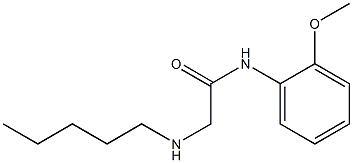 N-(2-methoxyphenyl)-2-(pentylamino)acetamide Struktur