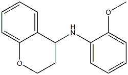 N-(2-methoxyphenyl)-3,4-dihydro-2H-1-benzopyran-4-amine Struktur