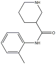 N-(2-methylphenyl)piperidine-3-carboxamide Struktur