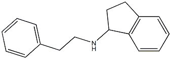 N-(2-phenylethyl)-2,3-dihydro-1H-inden-1-amine Struktur