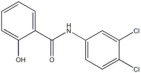 N-(3,4-dichlorophenyl)-2-hydroxybenzamide Struktur