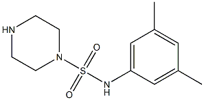 N-(3,5-dimethylphenyl)piperazine-1-sulfonamide Struktur