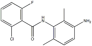 N-(3-amino-2,6-dimethylphenyl)-2-chloro-6-fluorobenzamide Struktur