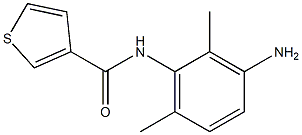 N-(3-amino-2,6-dimethylphenyl)thiophene-3-carboxamide Struktur