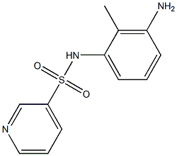 N-(3-amino-2-methylphenyl)pyridine-3-sulfonamide Struktur