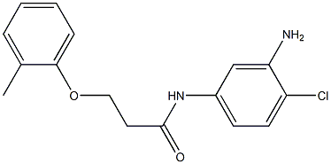 N-(3-amino-4-chlorophenyl)-3-(2-methylphenoxy)propanamide Struktur