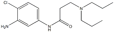 N-(3-amino-4-chlorophenyl)-3-(dipropylamino)propanamide Struktur