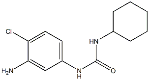 N-(3-amino-4-chlorophenyl)-N'-cyclohexylurea Struktur