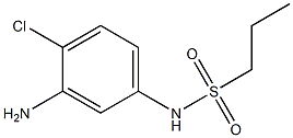 N-(3-amino-4-chlorophenyl)propane-1-sulfonamide Struktur