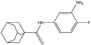 N-(3-amino-4-fluorophenyl)adamantane-1-carboxamide Struktur