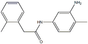 N-(3-amino-4-methylphenyl)-2-(2-methylphenyl)acetamide Struktur