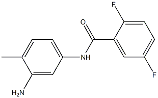 N-(3-amino-4-methylphenyl)-2,5-difluorobenzamide Struktur