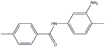 N-(3-amino-4-methylphenyl)-4-methylbenzamide Struktur