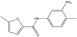 N-(3-amino-4-methylphenyl)-5-methylfuran-2-carboxamide Struktur