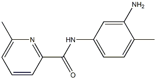 N-(3-amino-4-methylphenyl)-6-methylpyridine-2-carboxamide Struktur