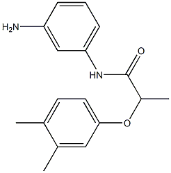 N-(3-aminophenyl)-2-(3,4-dimethylphenoxy)propanamide Struktur