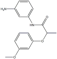 N-(3-aminophenyl)-2-(3-methoxyphenoxy)propanamide Struktur