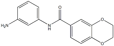 N-(3-aminophenyl)-2,3-dihydro-1,4-benzodioxine-6-carboxamide Struktur