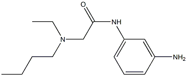 N-(3-aminophenyl)-2-[butyl(ethyl)amino]acetamide Struktur