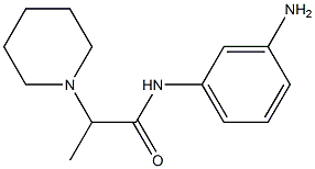 N-(3-aminophenyl)-2-piperidin-1-ylpropanamide Struktur