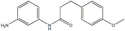 N-(3-aminophenyl)-3-(4-methoxyphenyl)propanamide Struktur