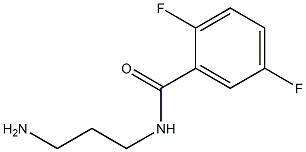 N-(3-aminopropyl)-2,5-difluorobenzamide Struktur