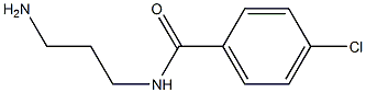 N-(3-aminopropyl)-4-chlorobenzamide Struktur