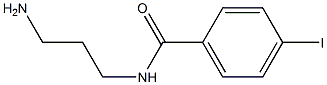 N-(3-aminopropyl)-4-iodobenzamide Struktur