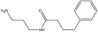 N-(3-aminopropyl)-4-phenylbutanamide Struktur