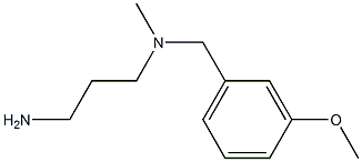 N-(3-aminopropyl)-N-(3-methoxybenzyl)-N-methylamine Struktur