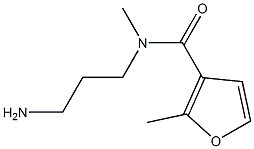 N-(3-aminopropyl)-N,2-dimethylfuran-3-carboxamide Struktur