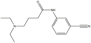 N-(3-cyanophenyl)-4-(diethylamino)butanamide Struktur