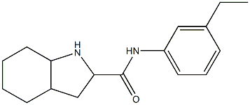 N-(3-ethylphenyl)-octahydro-1H-indole-2-carboxamide Struktur