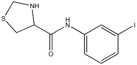 N-(3-iodophenyl)-1,3-thiazolidine-4-carboxamide Struktur