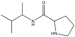 N-(3-methylbutan-2-yl)pyrrolidine-2-carboxamide Struktur