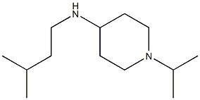 N-(3-methylbutyl)-1-(propan-2-yl)piperidin-4-amine Struktur