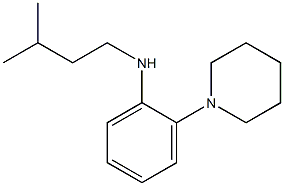 N-(3-methylbutyl)-2-(piperidin-1-yl)aniline Struktur