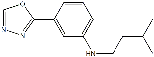 N-(3-methylbutyl)-3-(1,3,4-oxadiazol-2-yl)aniline Struktur