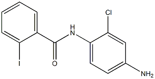 N-(4-amino-2-chlorophenyl)-2-iodobenzamide Struktur