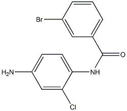 N-(4-amino-2-chlorophenyl)-3-bromobenzamide Struktur