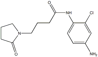 N-(4-amino-2-chlorophenyl)-4-(2-oxopyrrolidin-1-yl)butanamide Struktur