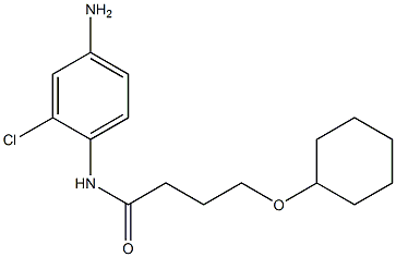 N-(4-amino-2-chlorophenyl)-4-(cyclohexyloxy)butanamide Struktur