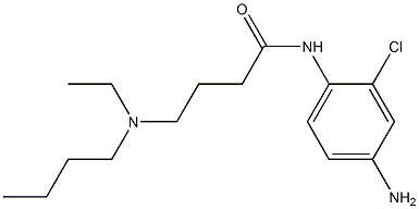 N-(4-amino-2-chlorophenyl)-4-[butyl(ethyl)amino]butanamide Struktur