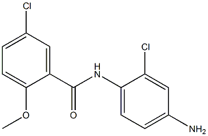 N-(4-amino-2-chlorophenyl)-5-chloro-2-methoxybenzamide Struktur